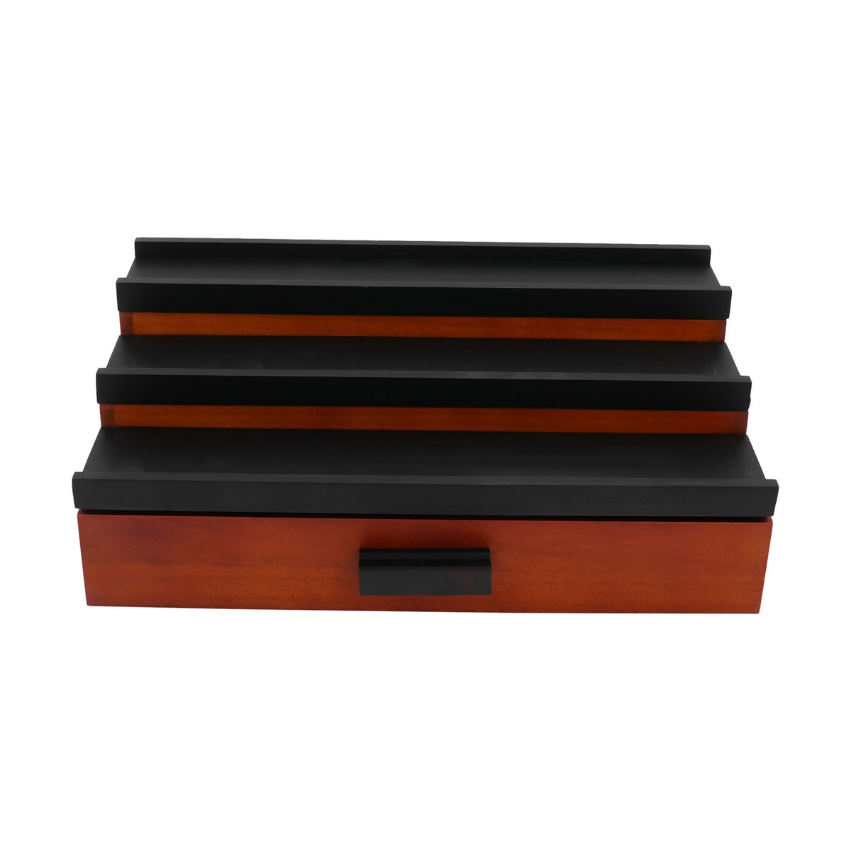 Wood Perfume Organizer 3-Tier Display Stand Tabletop Storage Rack