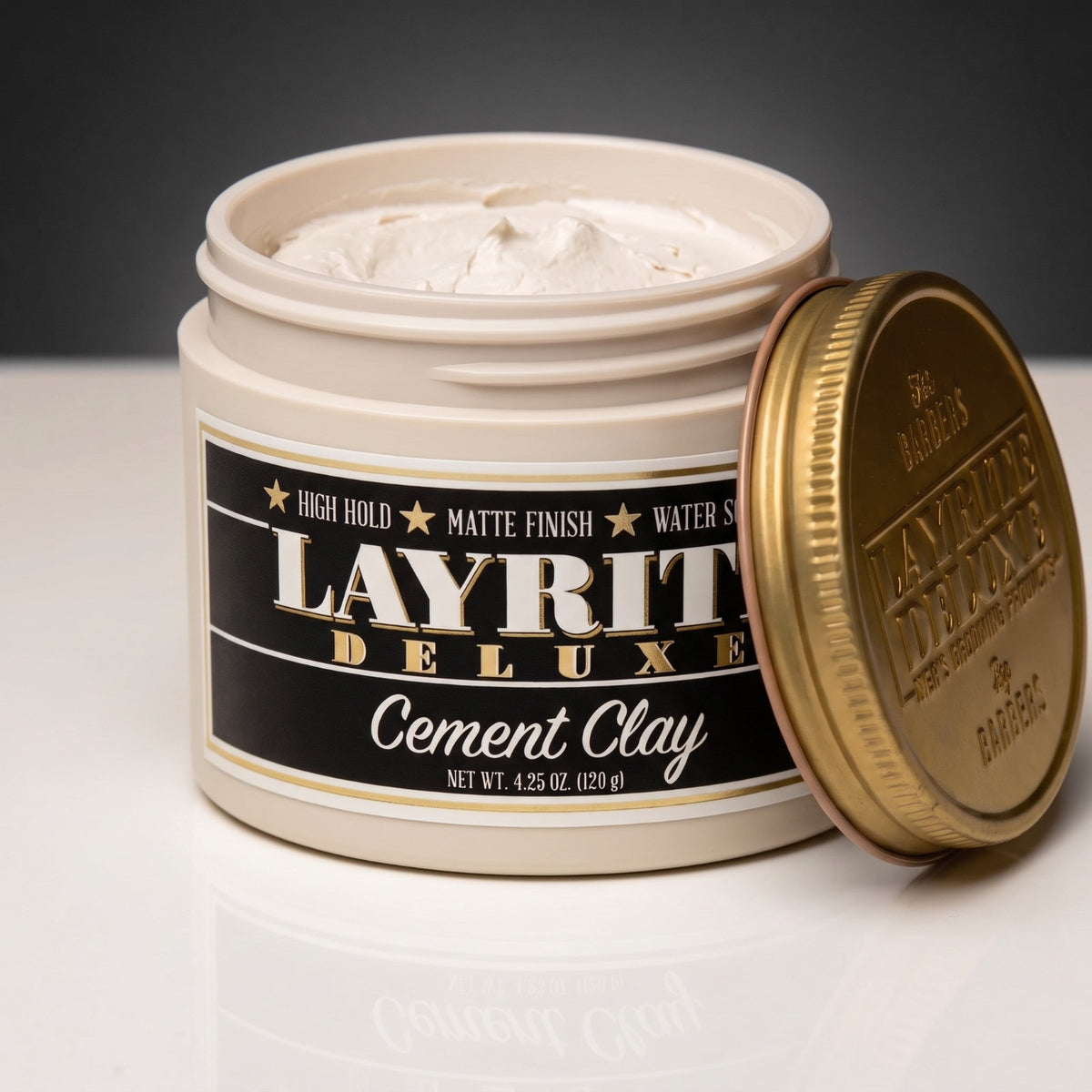 Strong Hold Matte Hair Styling Clay - Water-Based Texturizer for Men