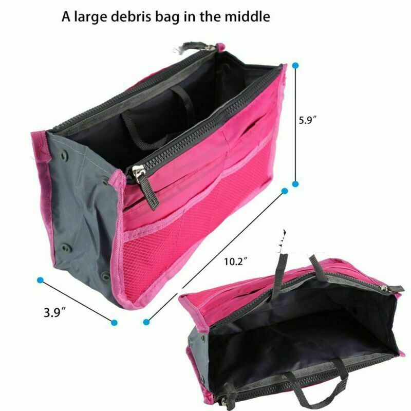 Large Cosmetic Bag Organizer Travel Kit Makeup Storage with Handle