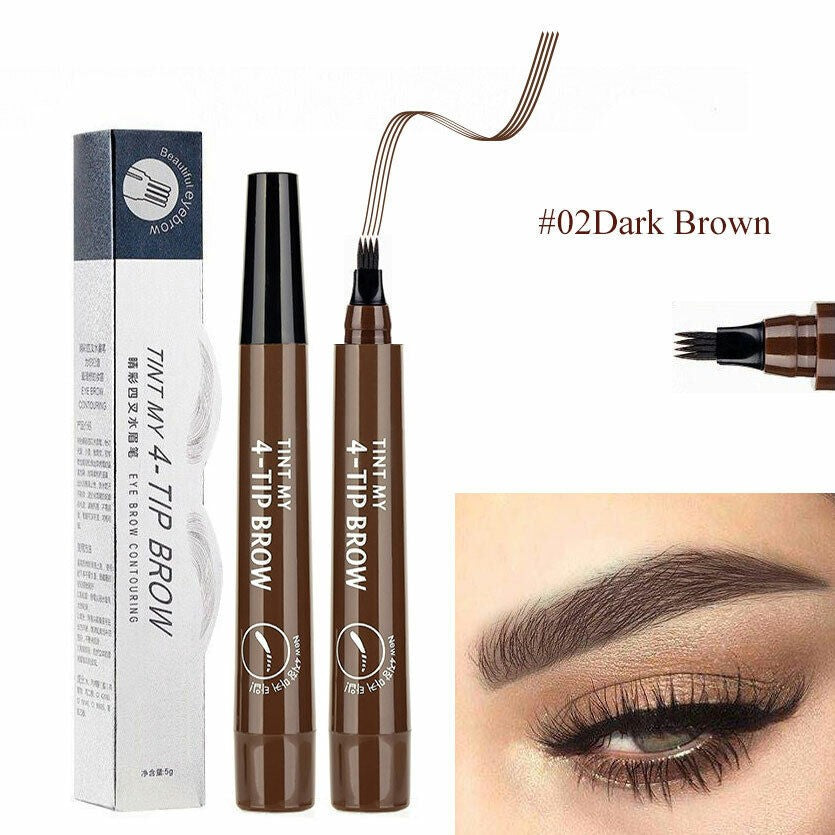 Long Lasting Microblading Eyebrow Ink Pen - 3D Brow Makeup & Enhancer