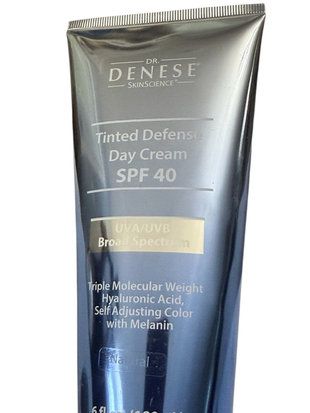 NIB~ Dr Denese NATURAL Tinted Defense SPF 40 Day Cream Broad Spectrum