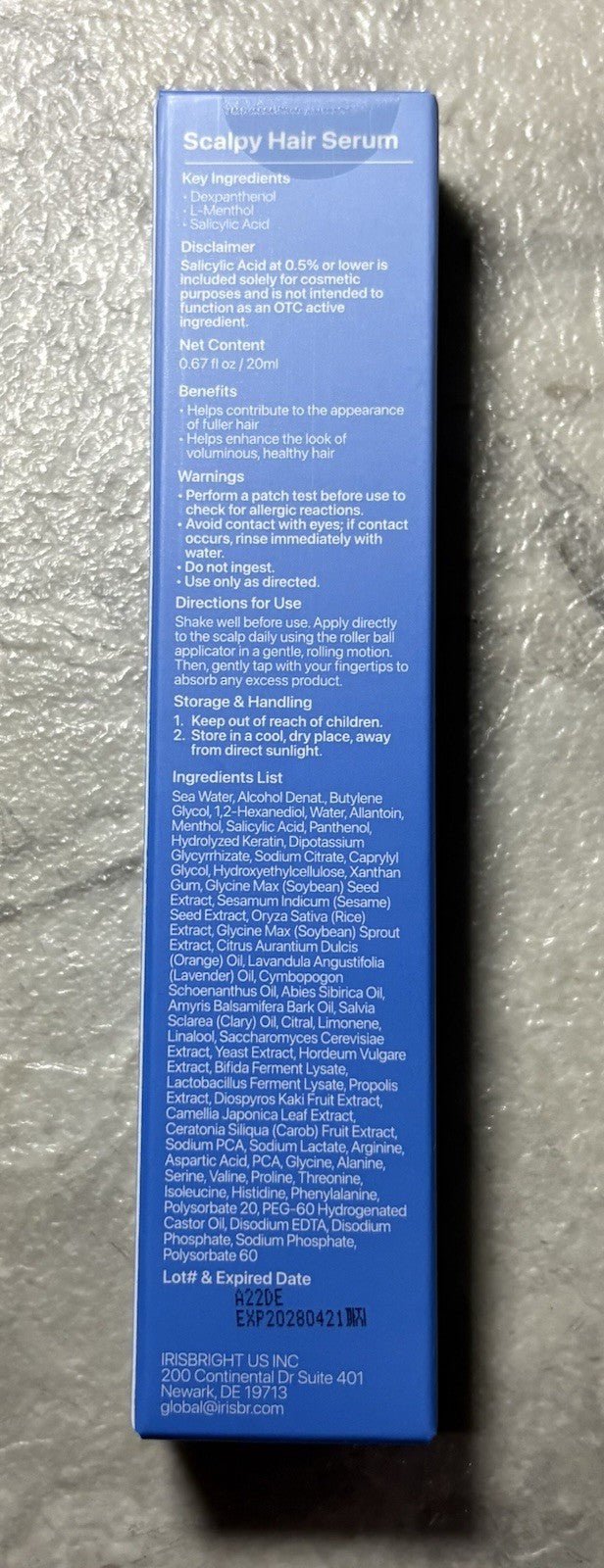 Seapuri Scalpy Hair Serum 20ml - Fuller, Voluminous Hair