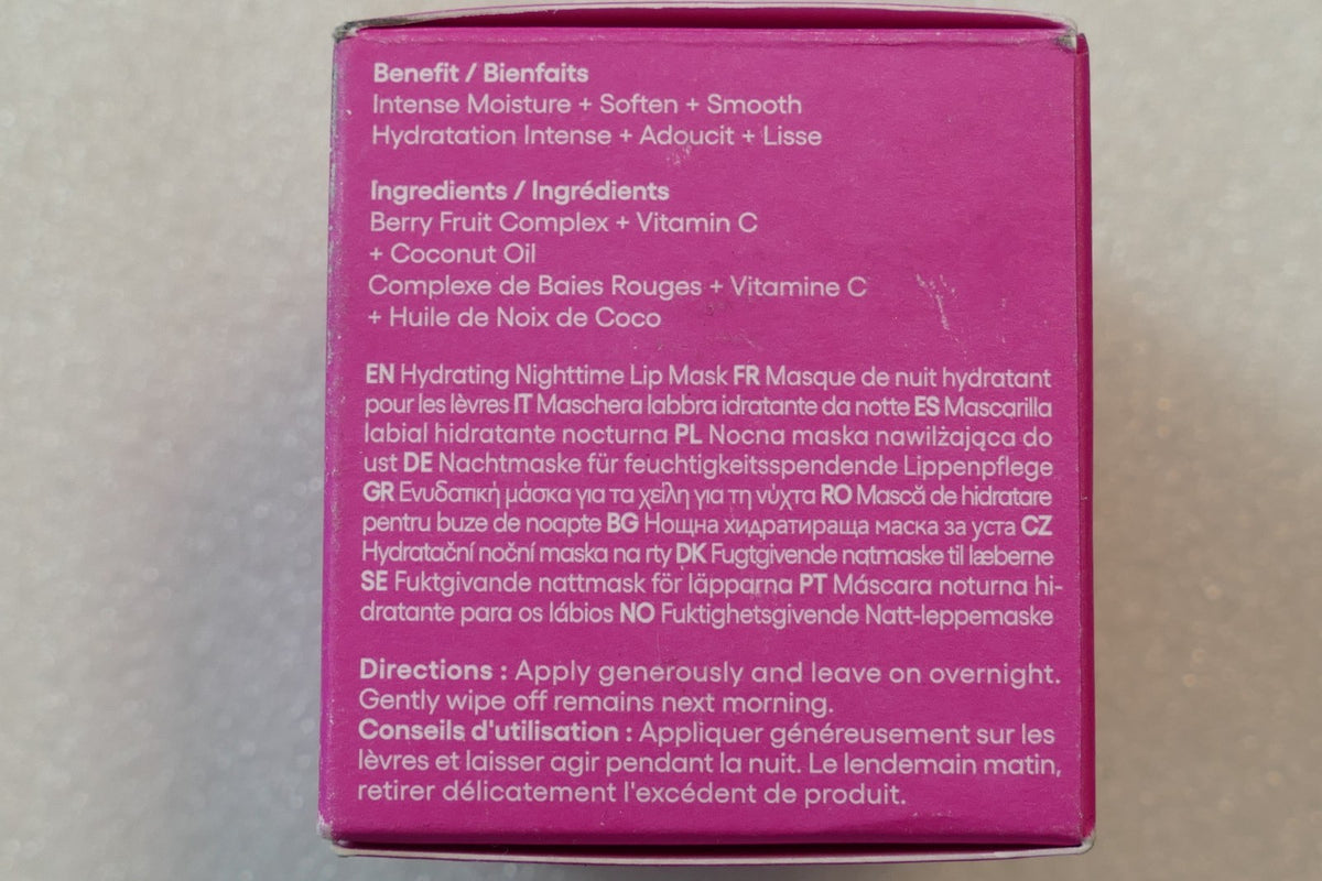 Lip Sleeping Mask with Vitamin C & Shea Butter - Hydrating Lip Care 0.7 Oz