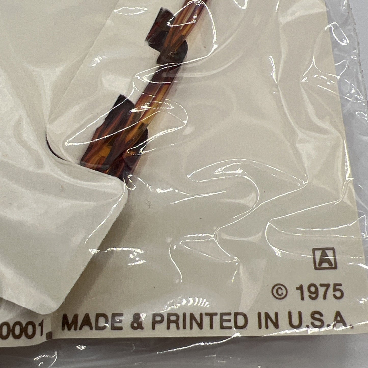Vintage Tortoise Brown Hair Combs Set - Stay-Tight Acetate 4 Pack