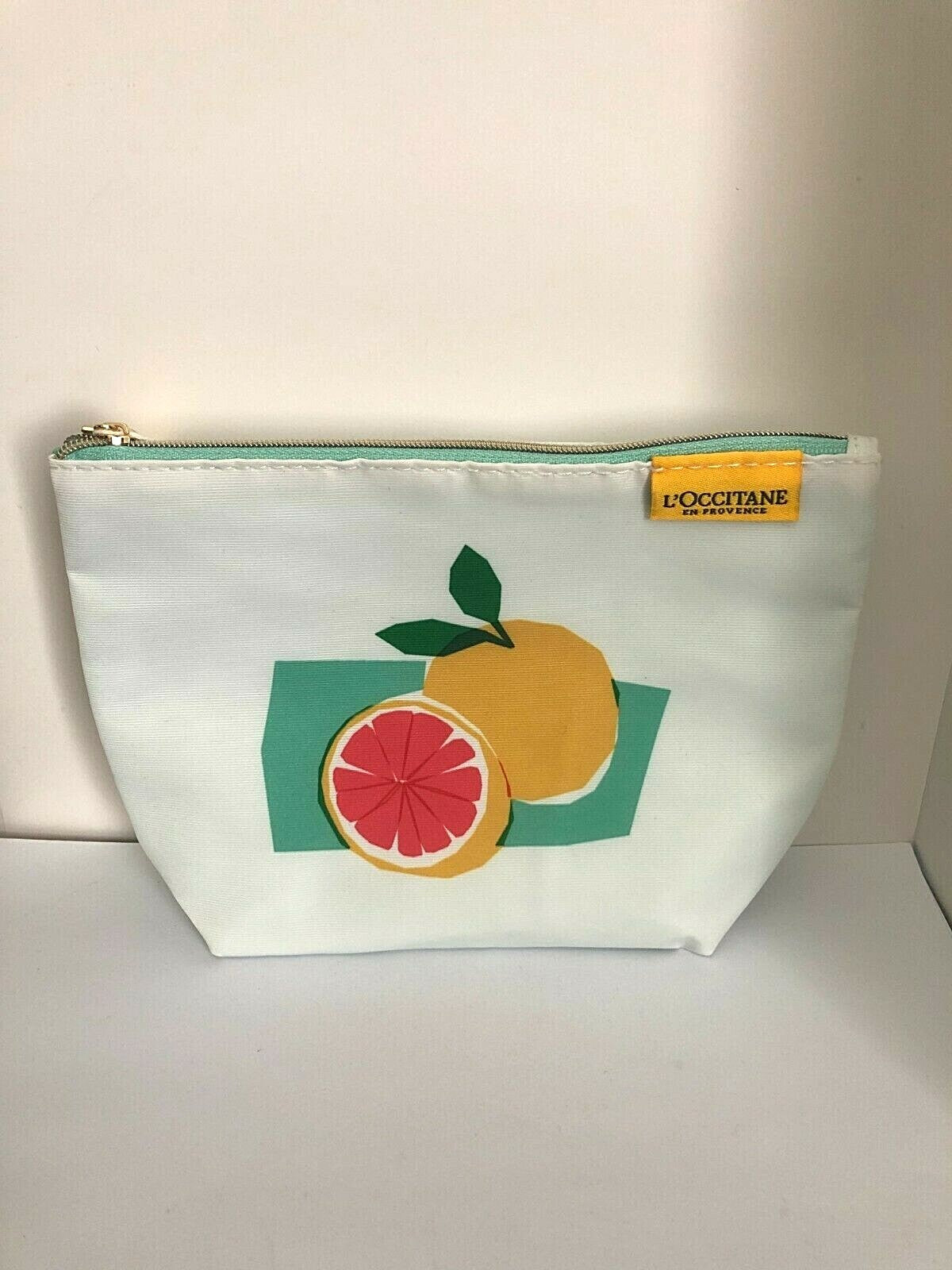 L'Occitane Cosmetic Makeup Bag with Zipper - New