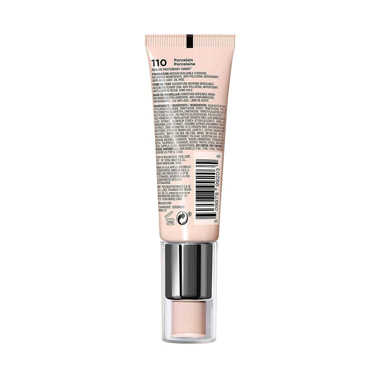 Revlon PhotoReady Candid Natural Finish Foundation 2-Pack - Porcelain, Lightweight & Buildable