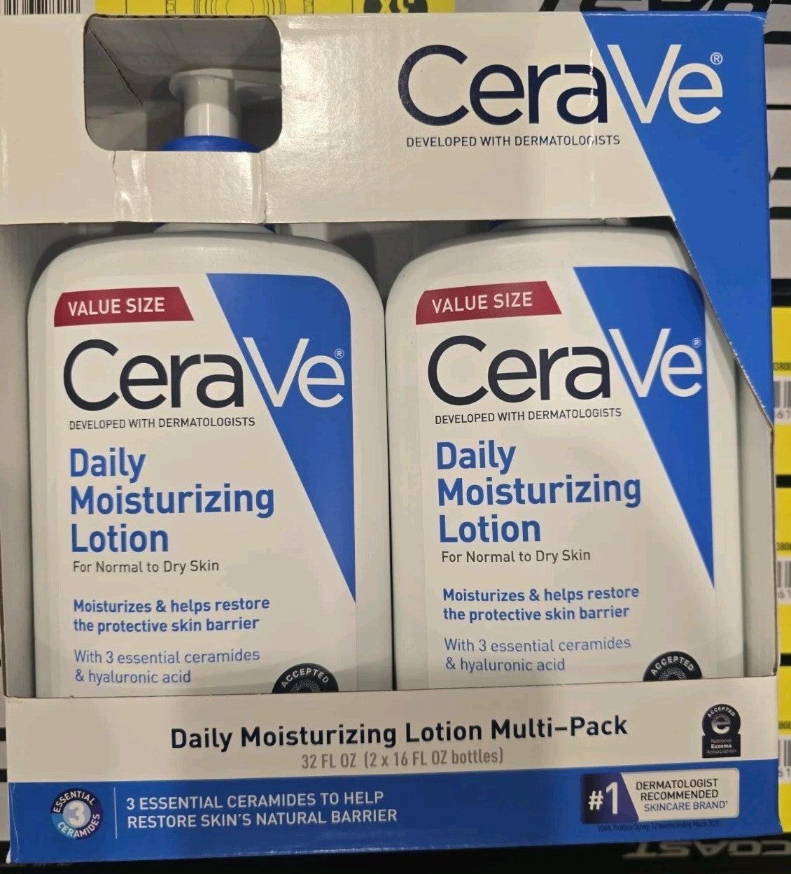 Daily Moisturizing Lotion, 16 fl oz, 2-pack