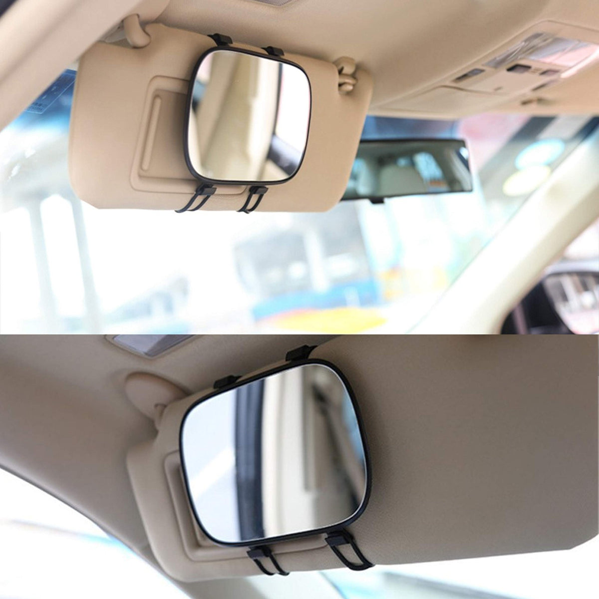 Auto Visor Mirror - Universal Adjustable Makeup Vanity Mirror for Car, SUV, Truck