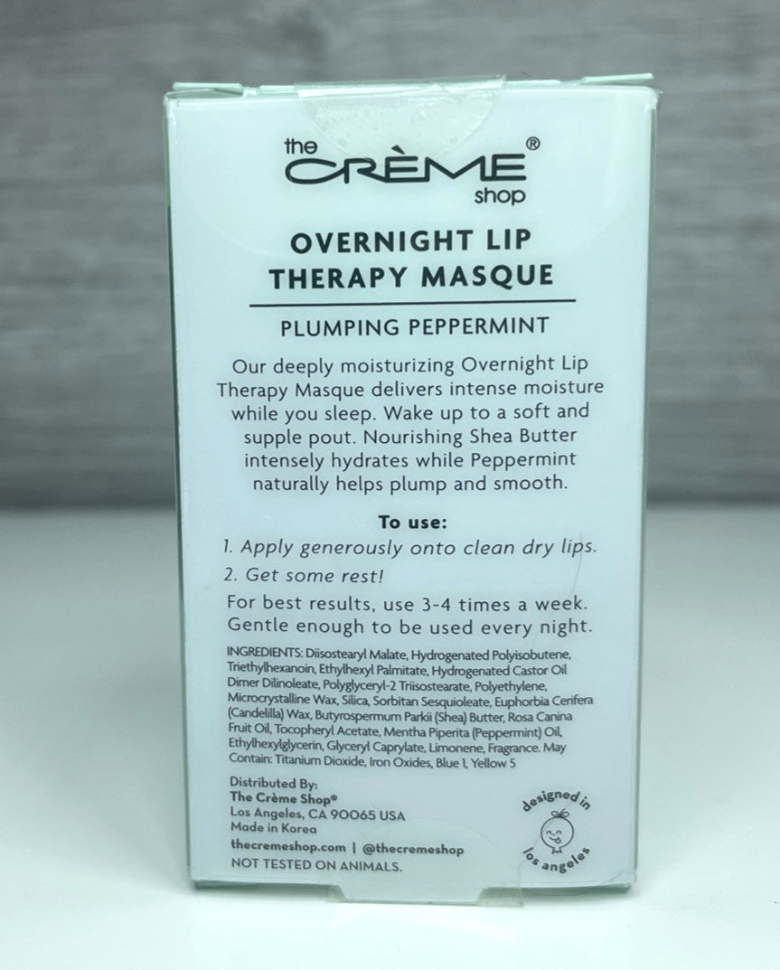 Plumping Peppermint Lip Therapy Mask - Sealed Damaged Box