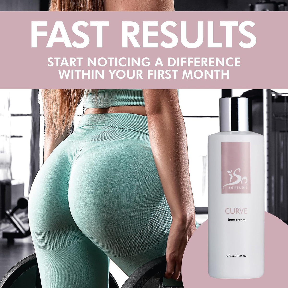 Butt Enhancement Cream for Natural Curves and Plumping - 2 Month Supply