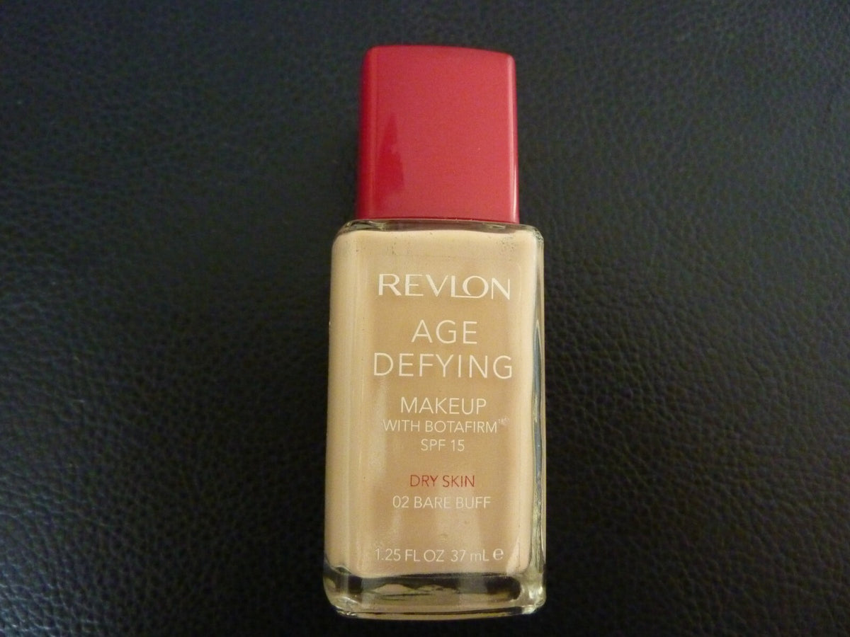Revlon Age Defying Liquid Face Foundation BARE BUFF #02 for Dry Skin