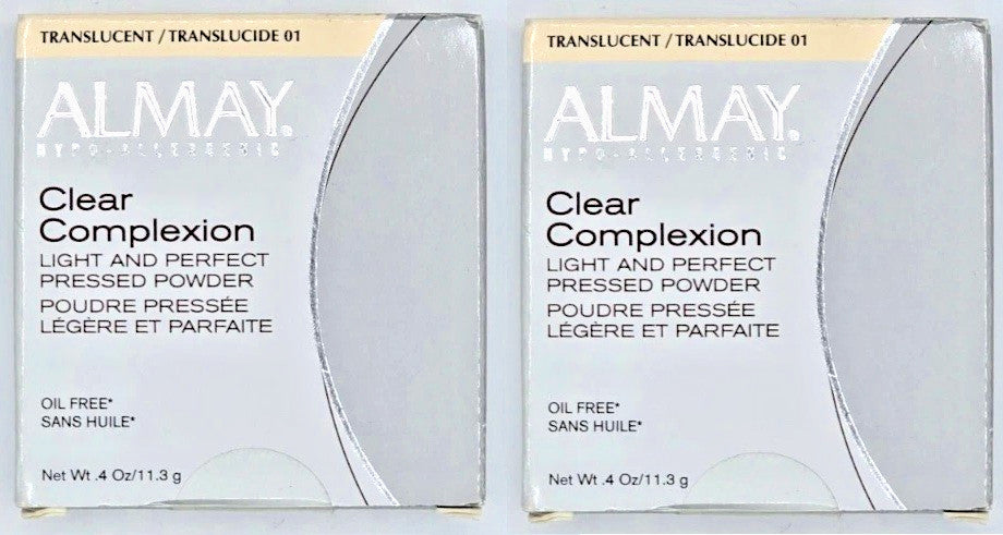 2 Pack Translucent Face Powder - Hypoallergenic & Clear Complexion