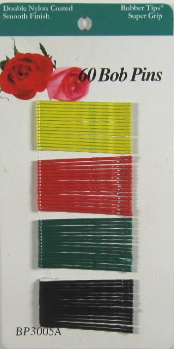 LOT OF 2 PACK-- 2" LONG BOBBY PIN ,HAIR CARE & STYLING NYLON