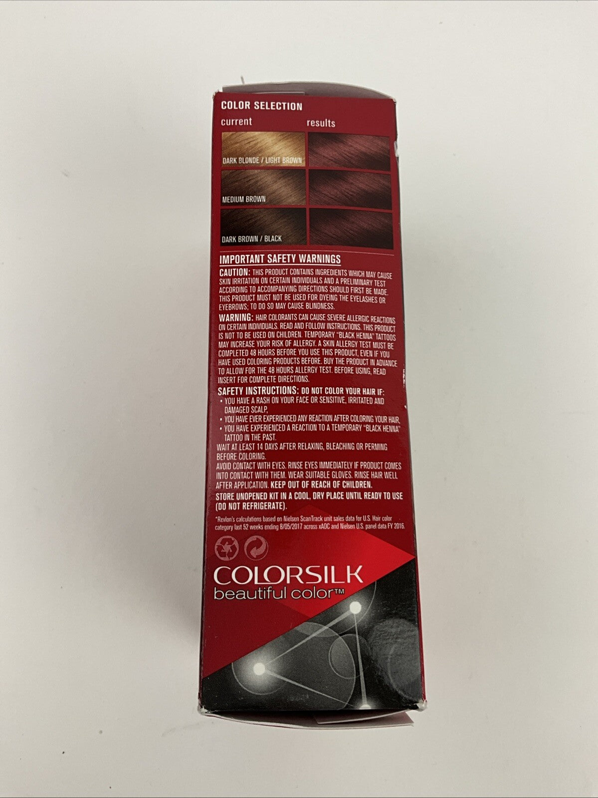 Revlon ColorSilk Permanent Hair Color #49 Auburn Brown