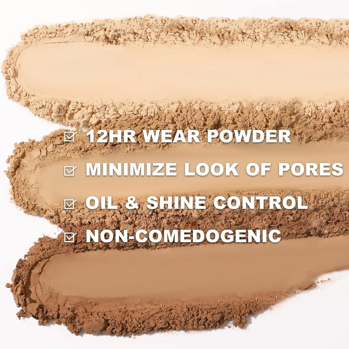 High Coverage Translucent Face Powder Compact for All Skin Types