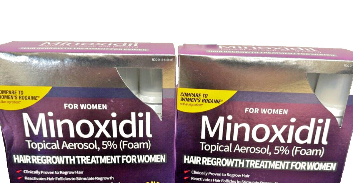 Minoxidil 5% Hair Regrowth Foam Treatment - 6 Month Supply