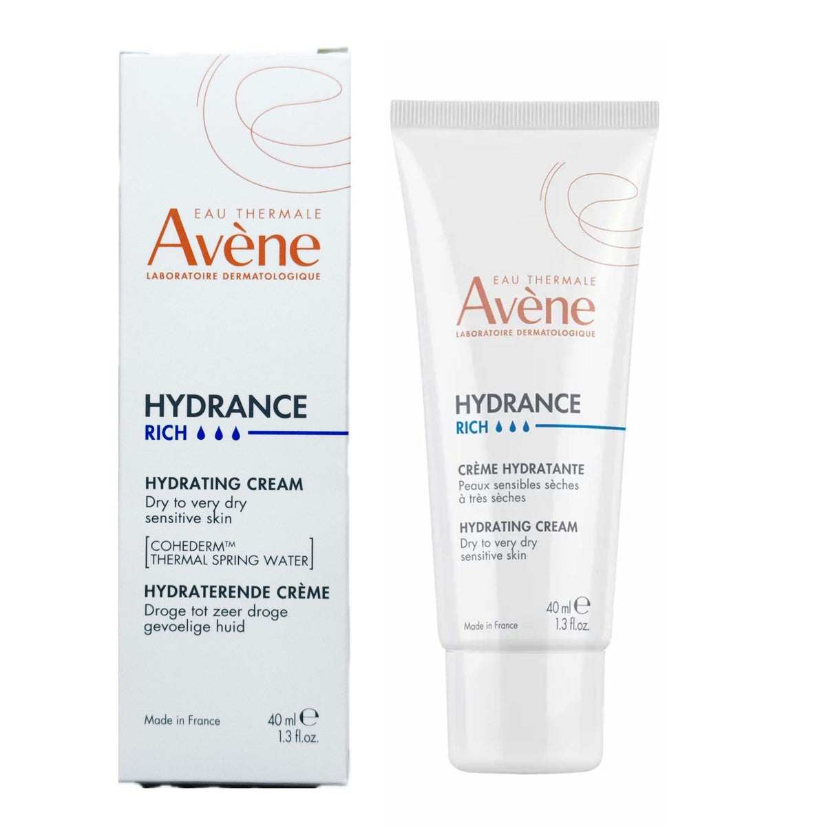 Avène Hydrance Rich Hydrating Cream 40ml for Dry Sensitive Skin