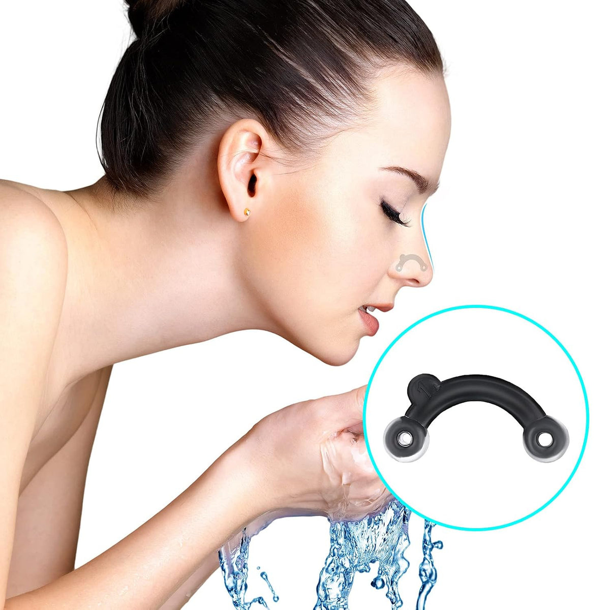 Nose Up Lifting Shaping Clips Set - Silicone Nose Straightener for Women & Men