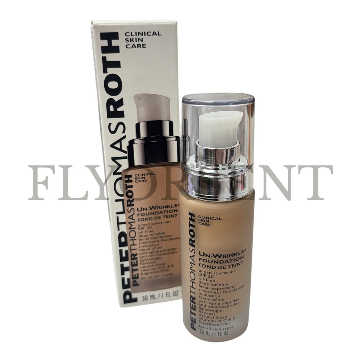 Un-Wrinkle Foundation SPF 20 - Tan, 1 oz | Lightweight Face Makeup