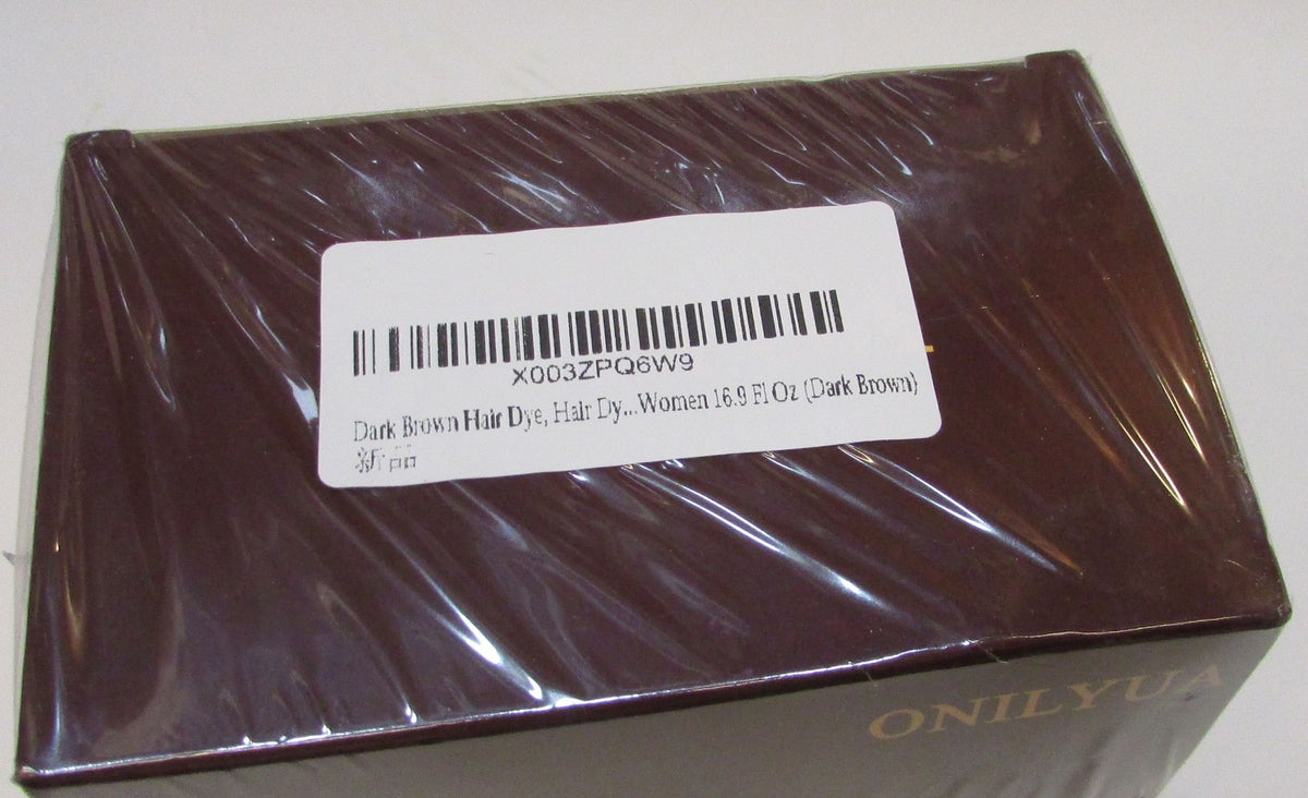 Dark Brown 3-in-1 Hair Dye Shampoo Nourish & Clean - Onilyua