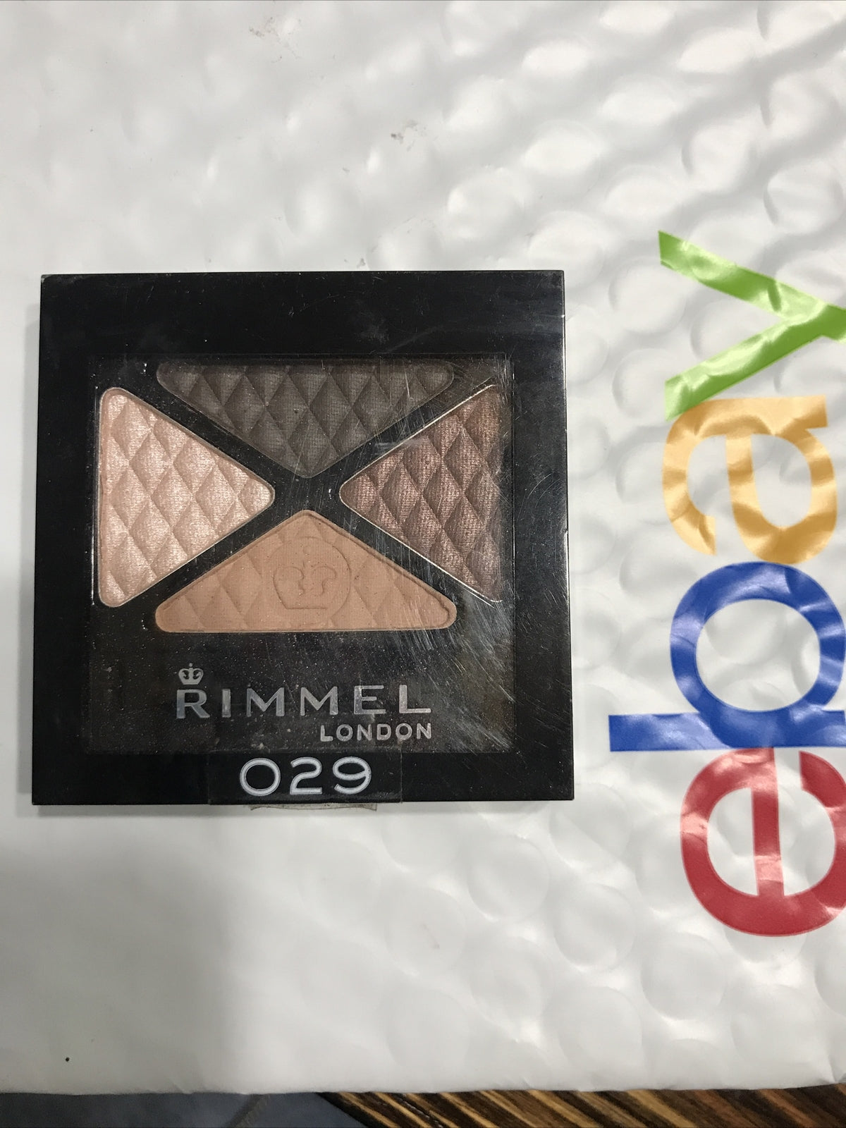 Rimmel Glam Eyes Quad Eye Shadow Palette 029 Afternoon Tea Unsealed