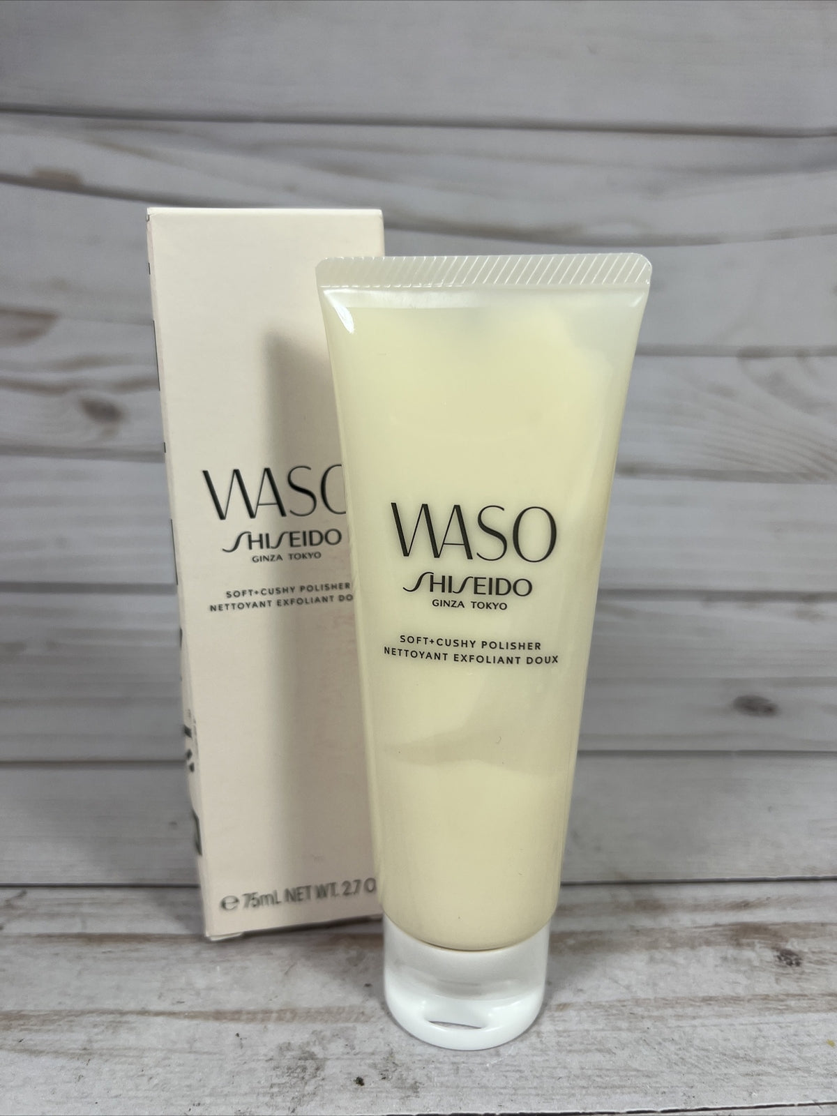 WASO Shiseido Soft Cushy Polisher Skin Refining Exfoliator 2.7oz