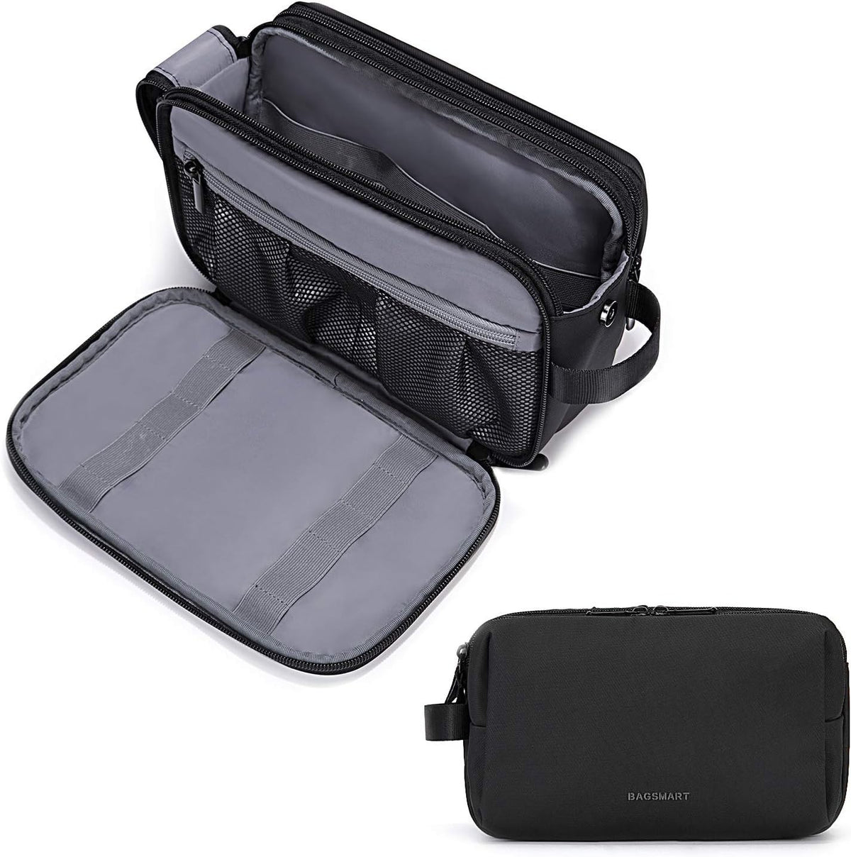 Men's Water-Resistant Travel Toiletry Bag Medium Size Organizer