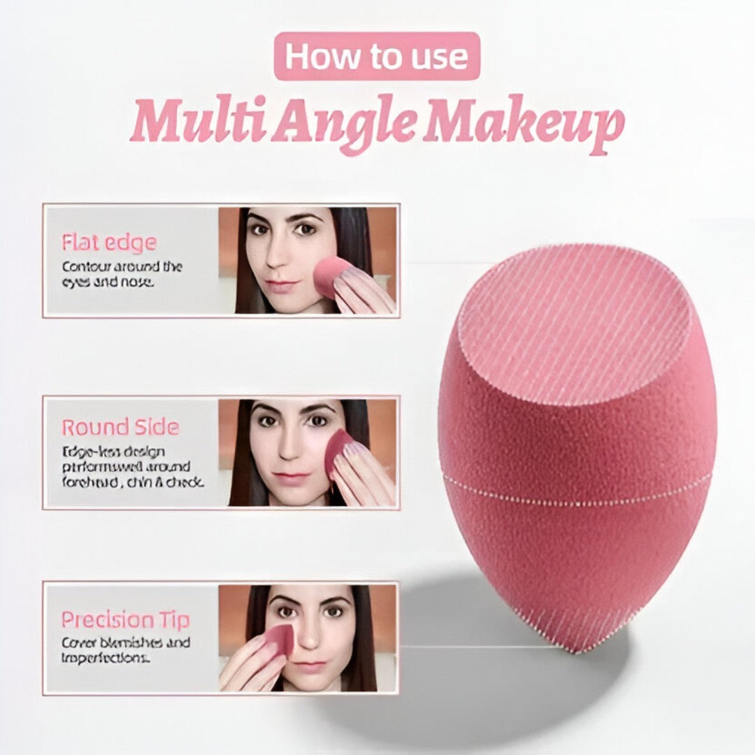 8 Pcs Colorful Makeup Sponge Set Blender Foundation Blenders