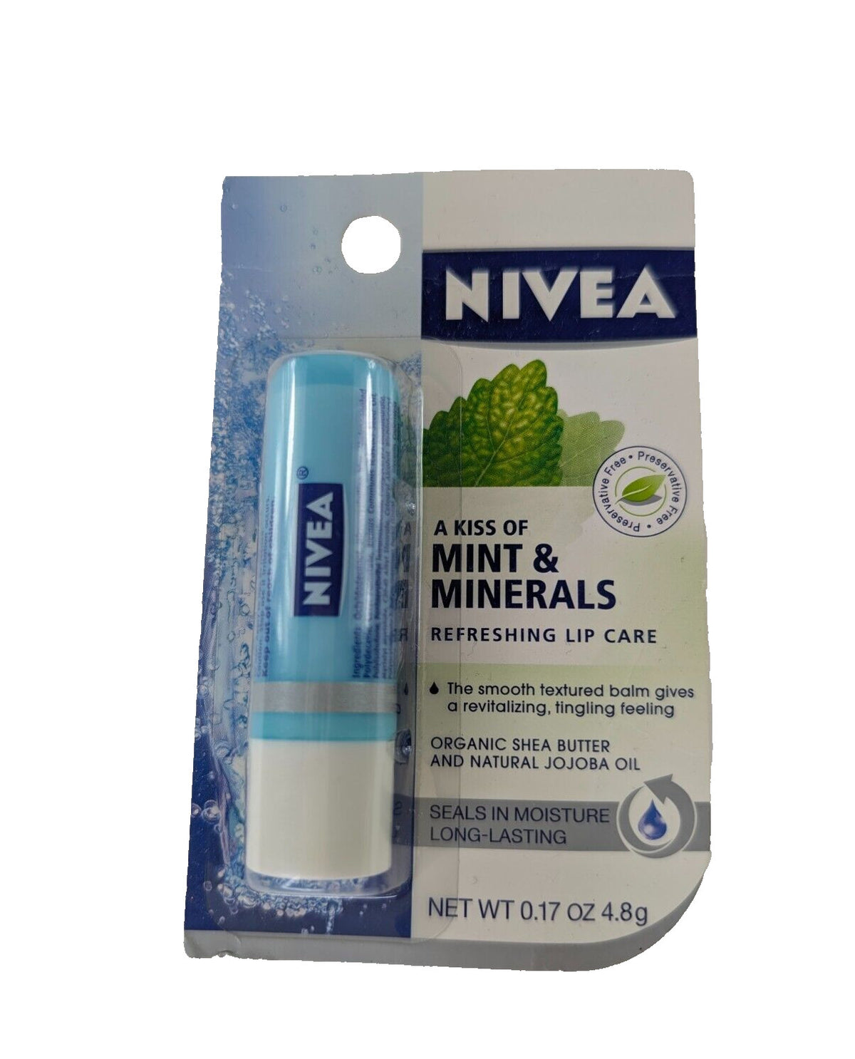 Refreshing Mint & Mineral Lip Balm - Shea Peppermint, Discontinued Rare