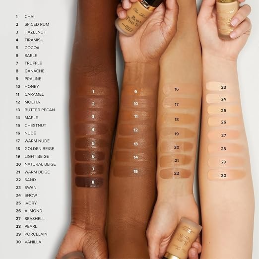 Undetectable Medium to Full Coverage Foundation 1 fl oz - Natural Finish, Waterproof & Vegan