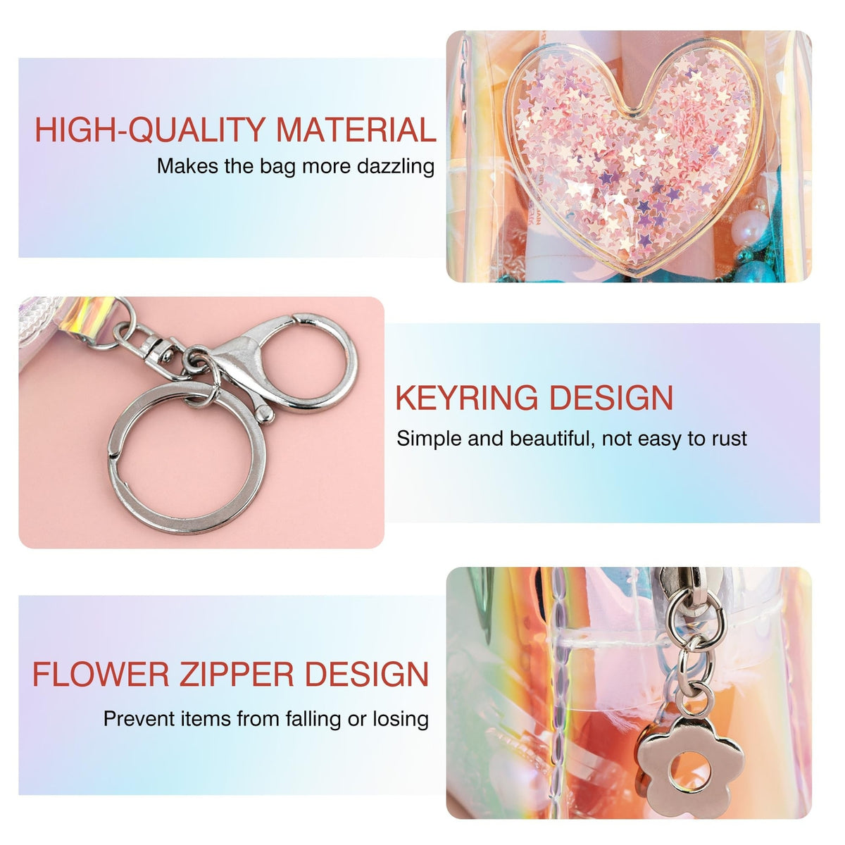 Mini Lipstick Travel Case Organizer with Keychain – Compact Cosmetic Storage Bag