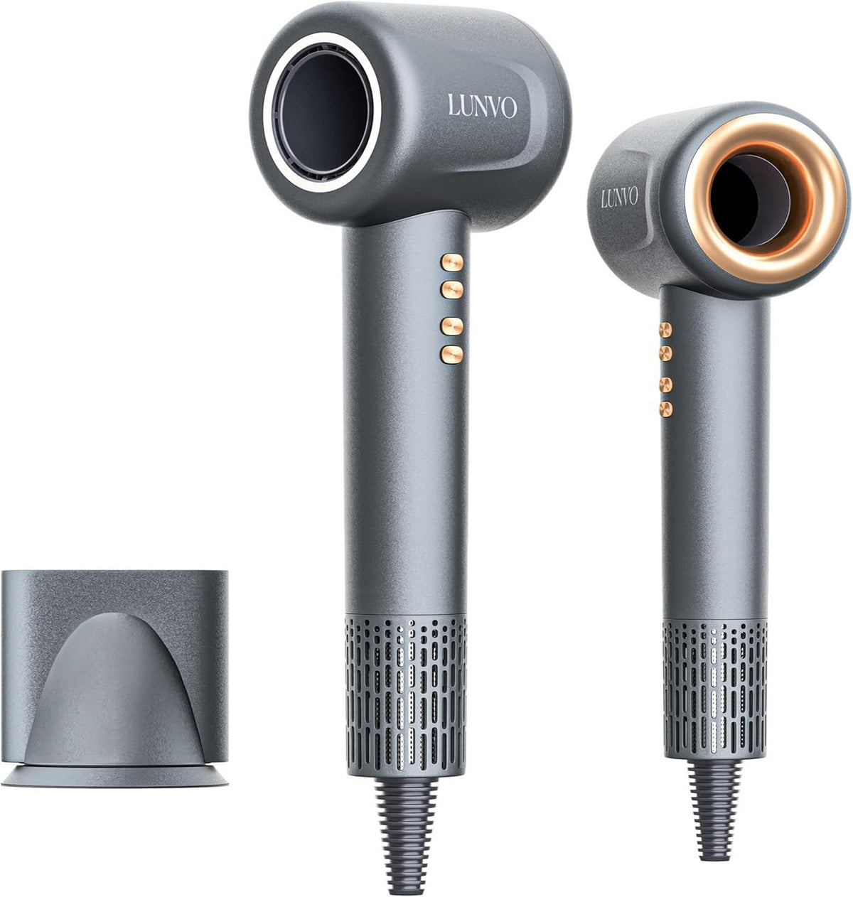 Ionic Hair Dryer 110000RPM High Speed Blow Dryer Lightweight Fast Drying - Gray