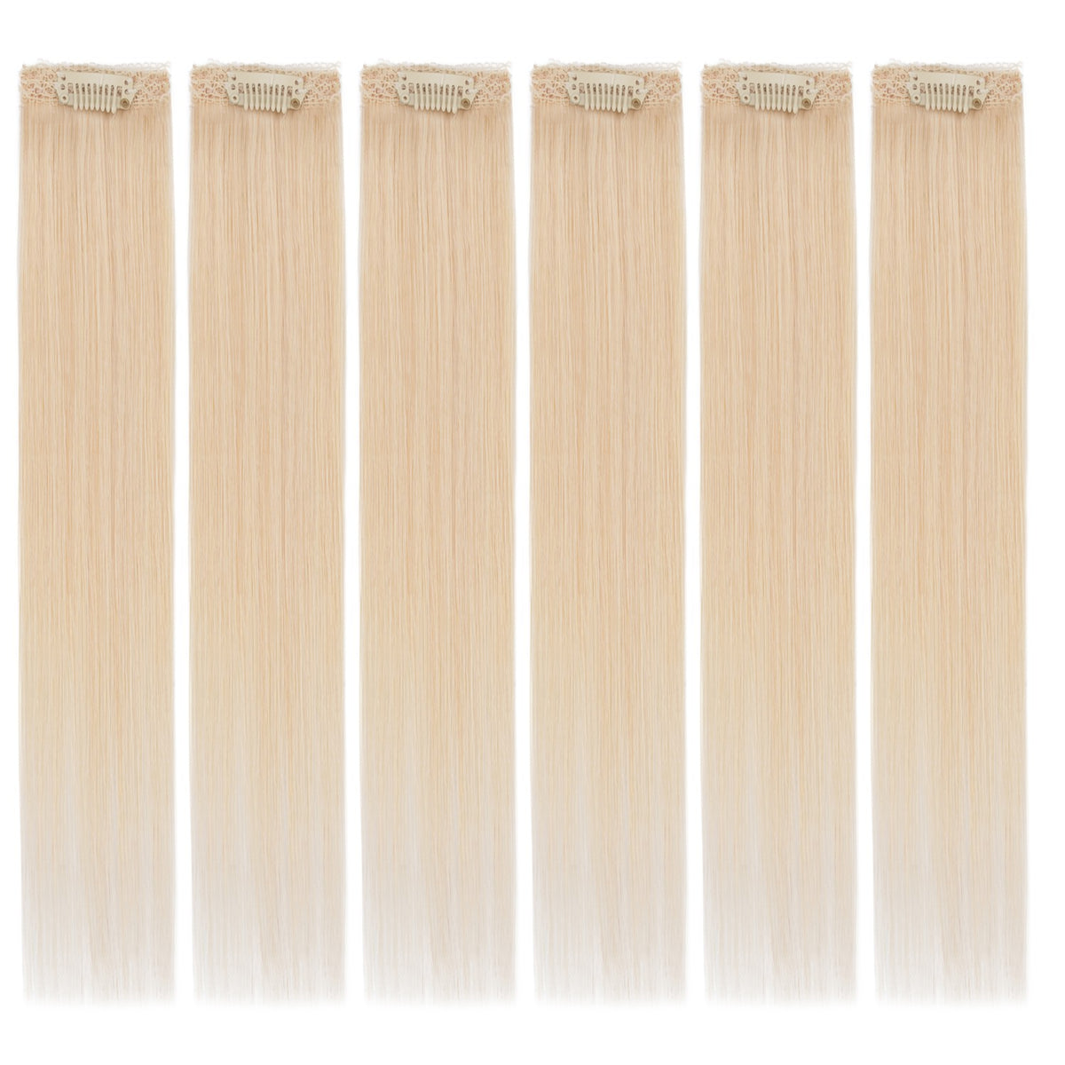 6PCS Clip-In Short Hair Extensions 100% Human Hair, Multiple Colors & Lengths