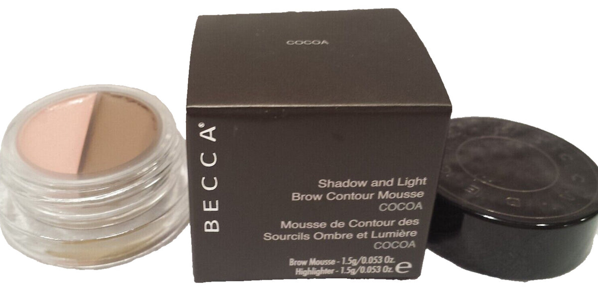 Brow Contour Mousse - Shadow & Light Duo in Cocoa for Eyebrow Definition
