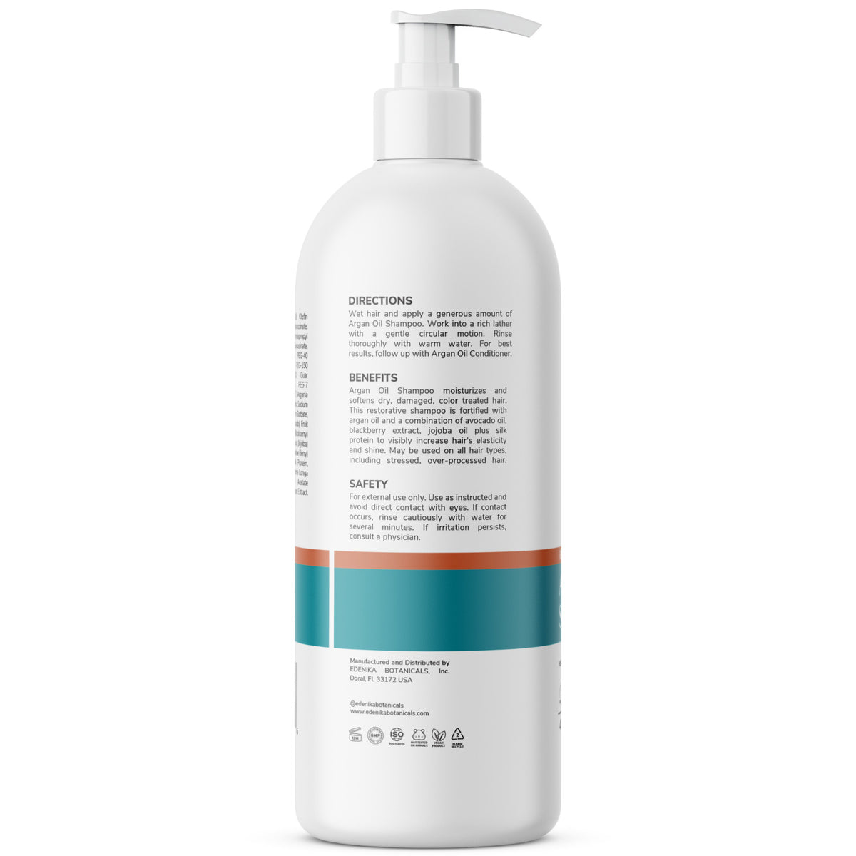 Argan Oil Biotin Shampoo for Damaged Hair 16oz 2 Pack - Hydrating & Repairing