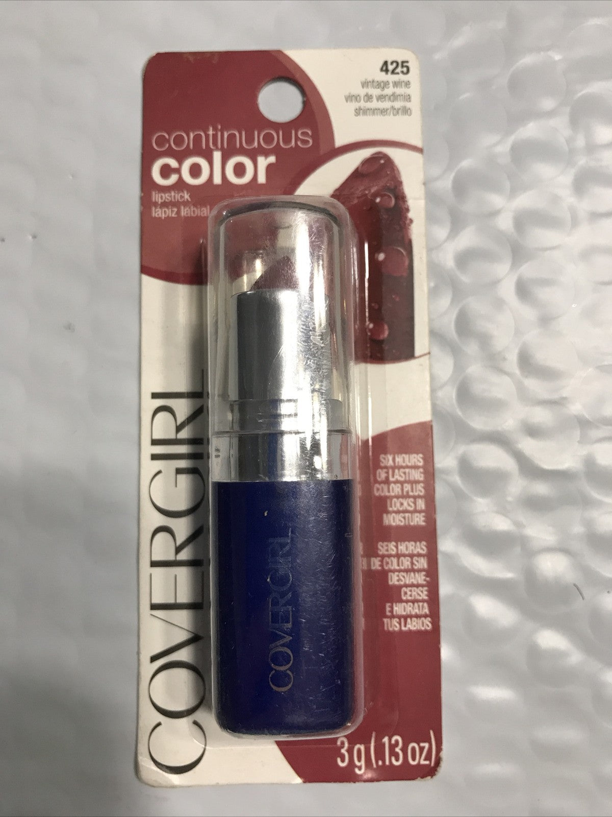 Long Lasting Moisturizing Lipstick - Vintage Wine Shade, Sealed