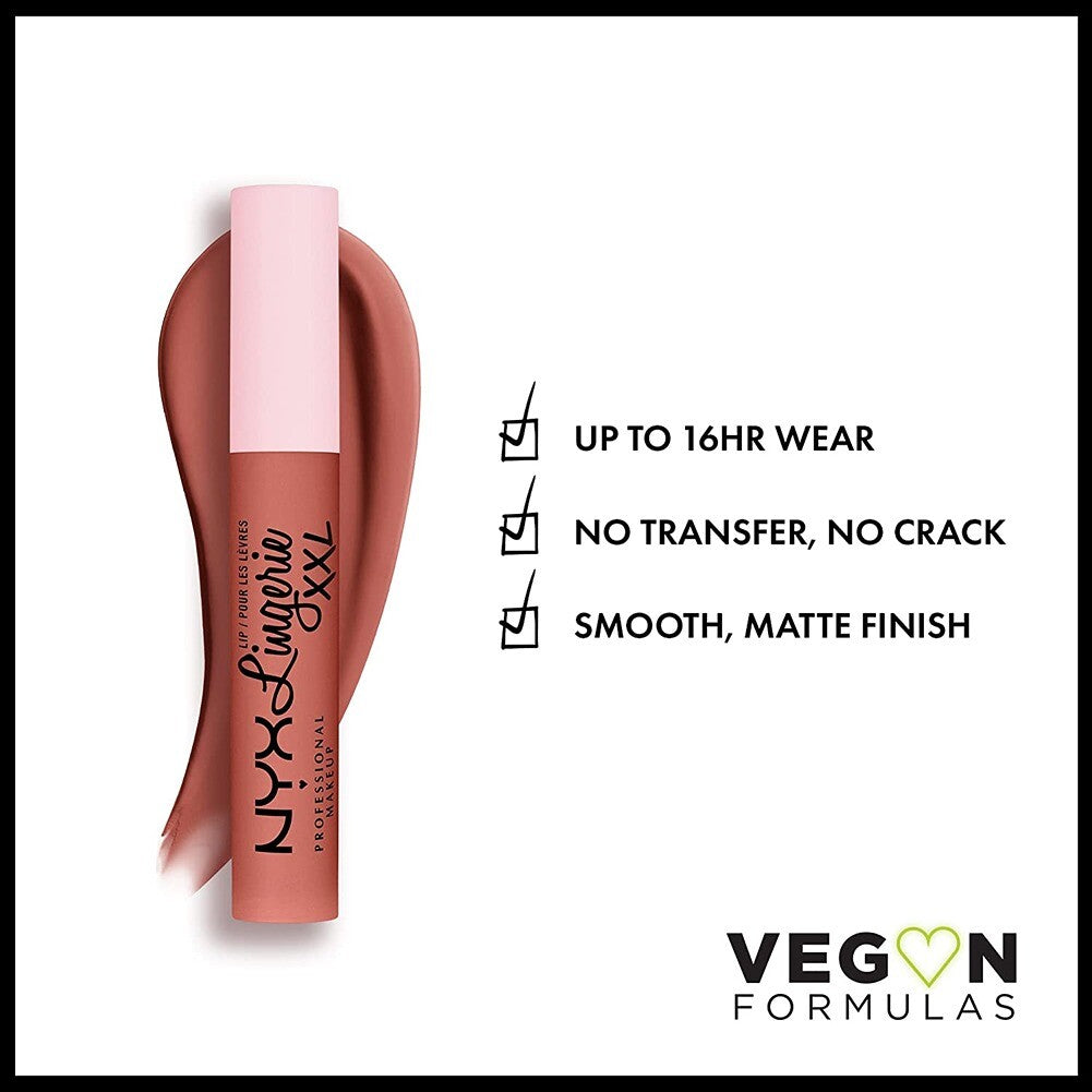 Long Lasting Matte Lipstick - Vegan Liquid Lip Color with Up to 16-Hour Wear