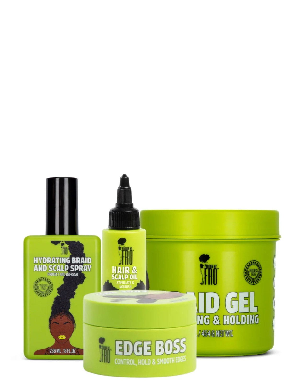 Hydrating Scalp & Hair Spray for Natural Hair - Moisturizing & Frizz Control, 8 oz