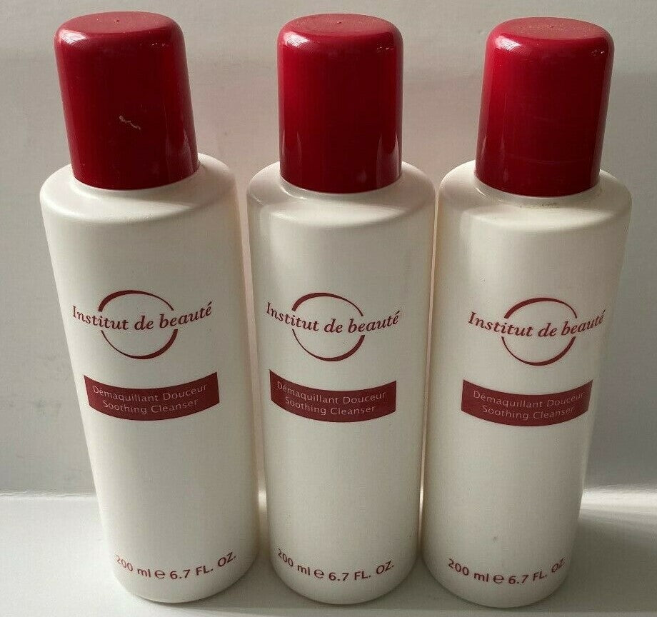 Unisex Soothing Facial Cleanser Set - 3 x 6.7oz Made in France
