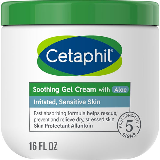 Cetaphil Soothing Gel Cream with Aloe 16oz - Hydrating Skin Care