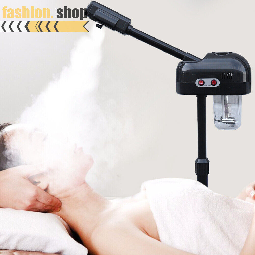 Black Professional Salon Spa Ozone Facial Steamer Beauty Equipment