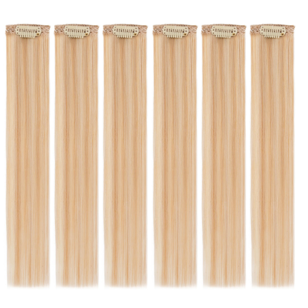 6PCS Clip-In Short Hair Extensions 100% Human Hair, Multiple Colors & Lengths
