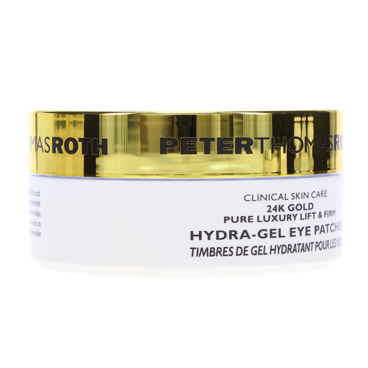 Anti-Aging Eye Patches with Gold & Caffeine - Hydrating, Firming, 60 pcs