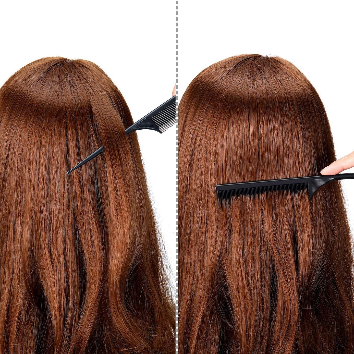 Anti-Static Carbon Fiber Hair Combs Set for Volume & Styling - 3 Pieces
