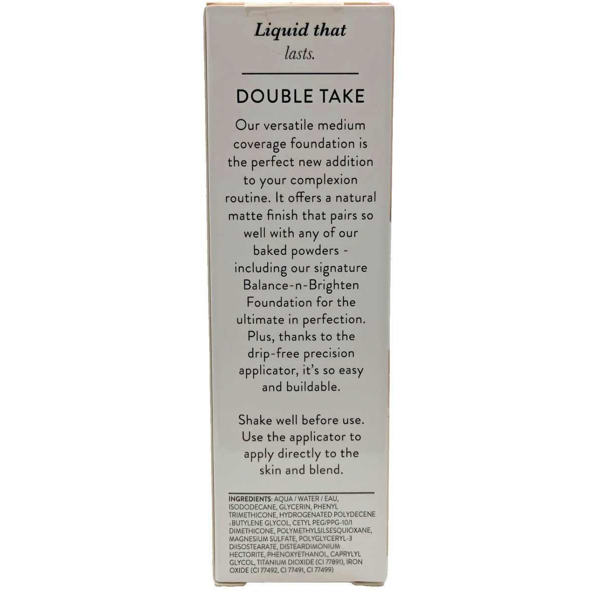 Laura Geller Double Take Liquid Foundation Medium 1oz — Natural Matte Finish