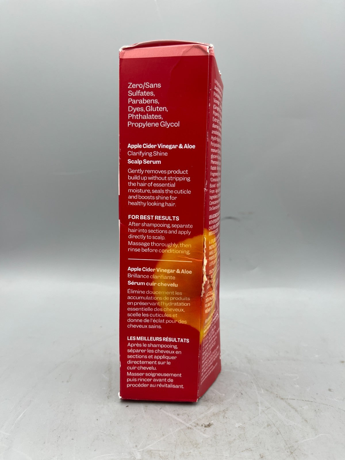 Plant-Based Scalp Serum with Cider Vinegar & Aloe 4 fl oz