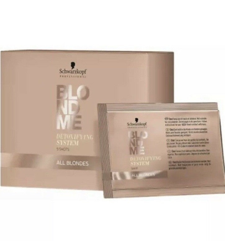 Schwarzkopf BlondMe Detox Shot 5-Pack Hair Detox & Clarifying Treatment