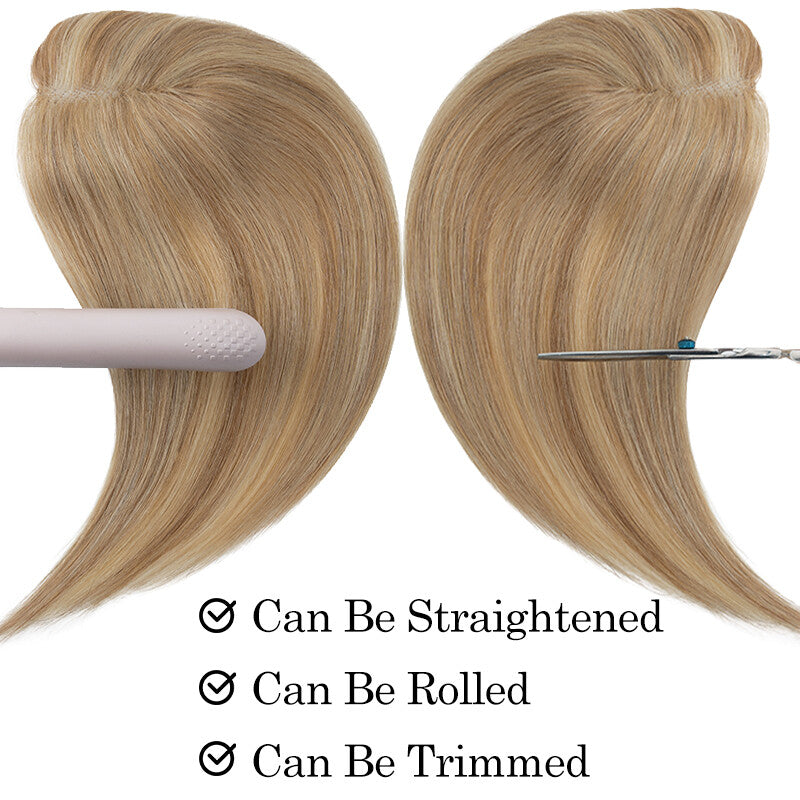 Clip-In Remy Human Hair Topper for Women with Thinning Hair