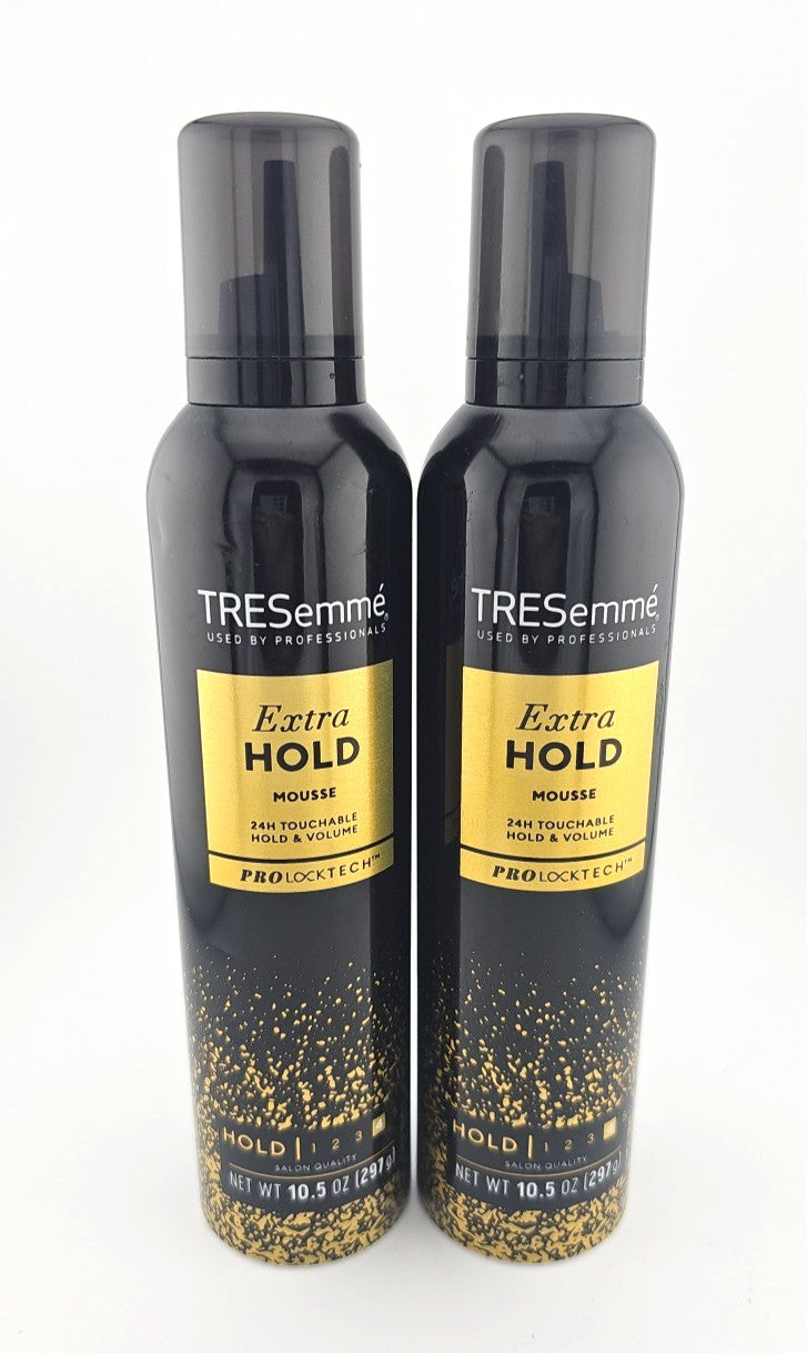 2 Pack Extra Firm Control Hair Mousse - 10.5 oz Salon-Quality Styling