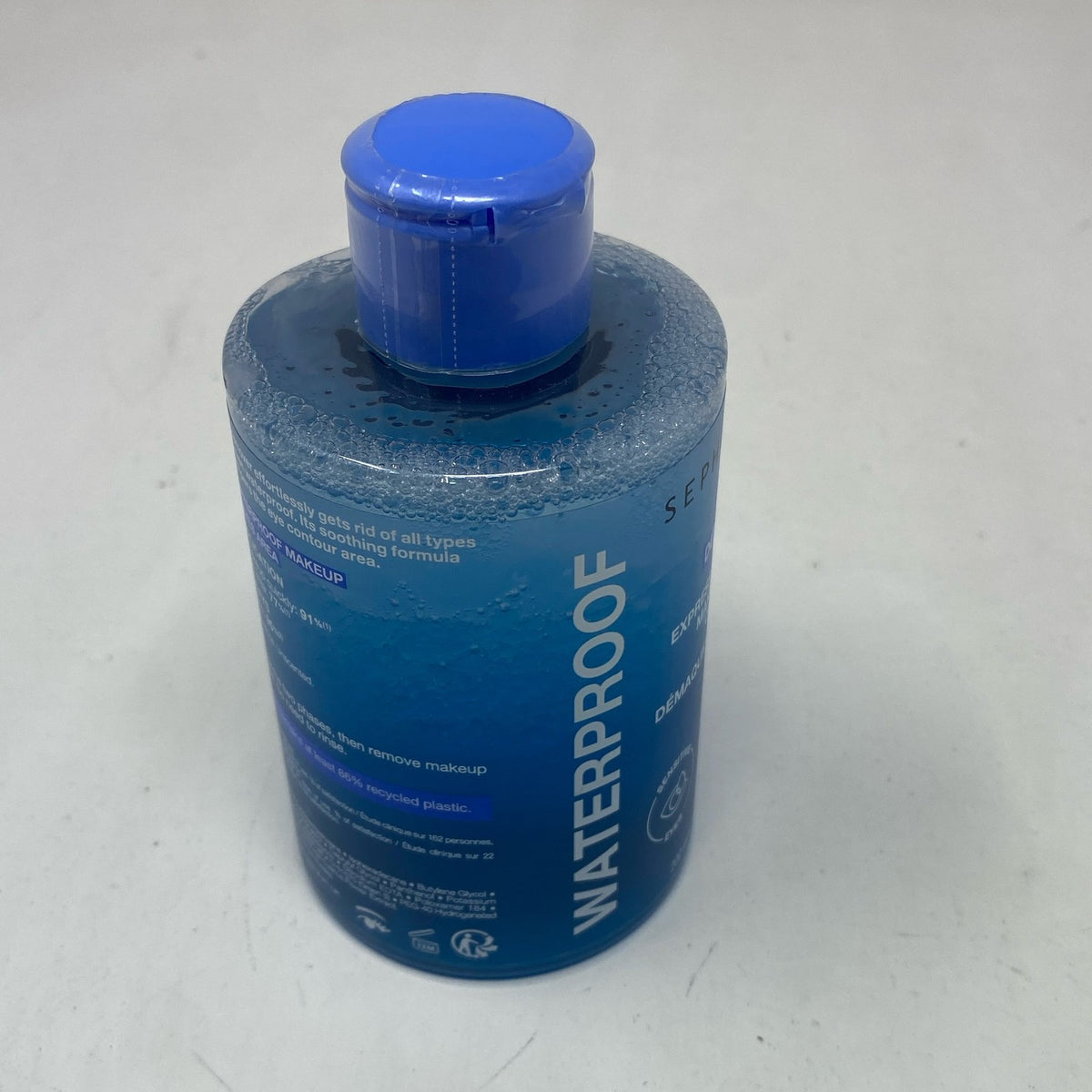 Waterproof Eye Makeup Remover Blue 200 mL - Gentle & Effective